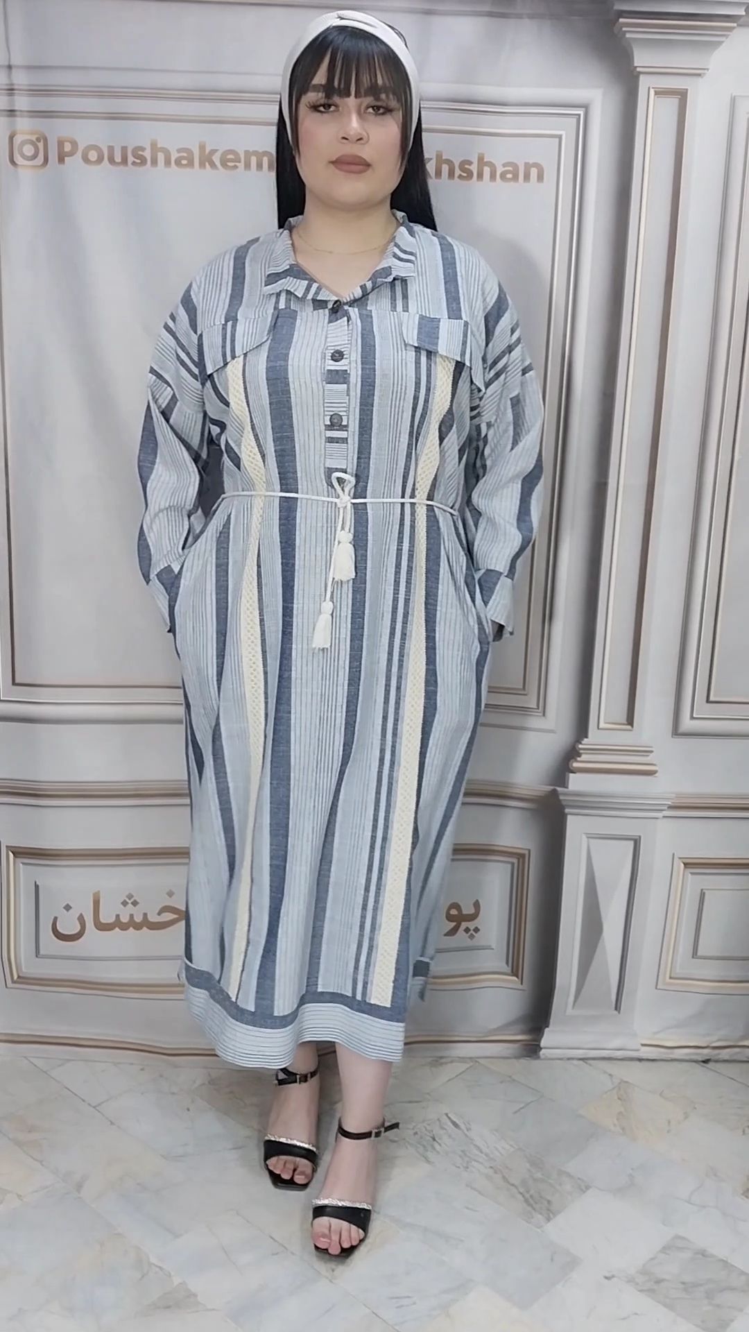 پیراهن کفتان بلند