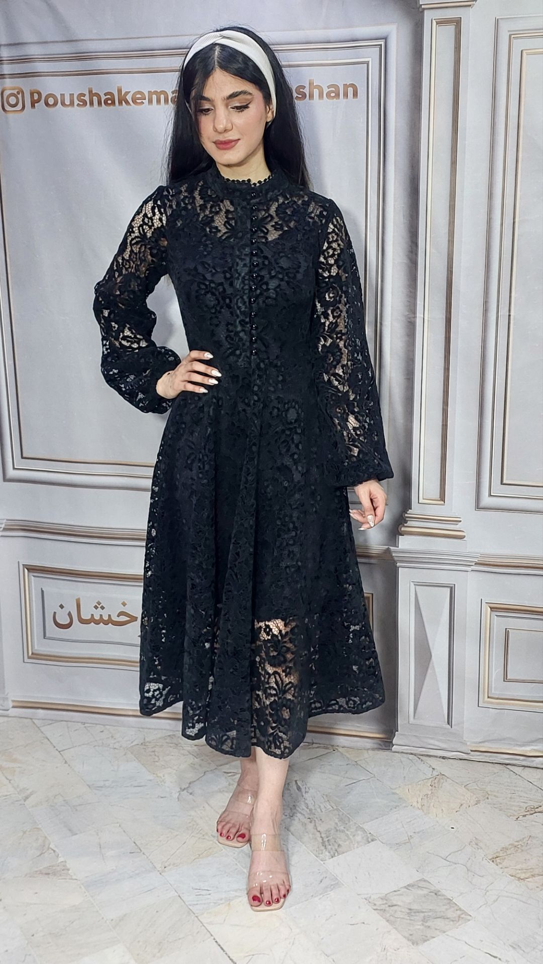 پیراهن مجلسی گیپور - Image 2